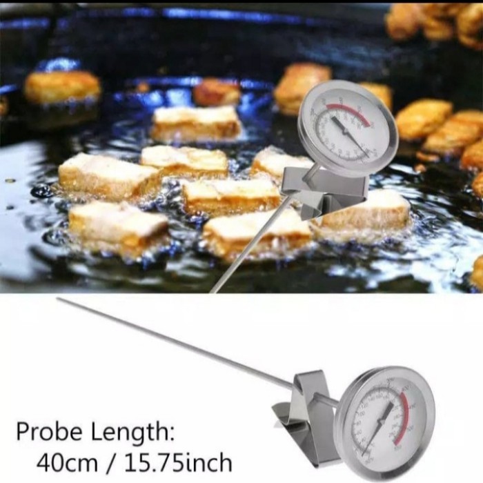 

FRYING OIL FRIED CHICKEN WINGS BBQ GIRLY THERMOMETER 40 CM