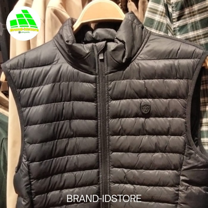 Terbaru Wood Jaket Rompi Pria Outdoor Vest New Arrival Original Warna Black Terlaris