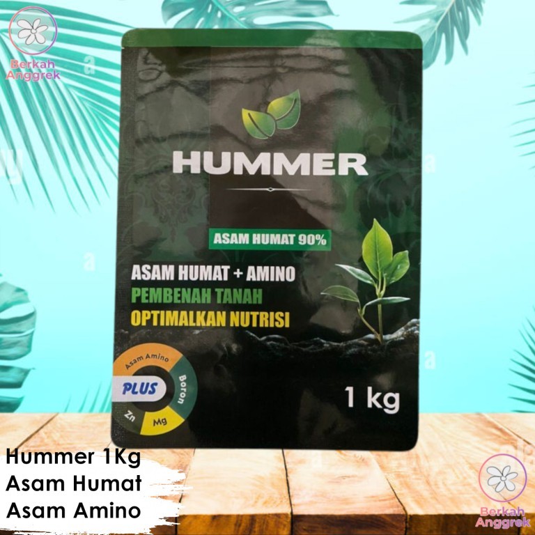 Hummer 1 Kg Pembenah tanah Asam Humat 90% Plus Asam Amino Powersoil