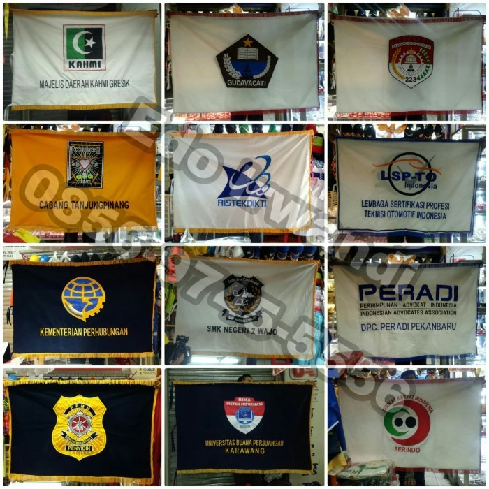 BENDERA PATAKA BENDERA LOGO BORDIR BENDERA BORDIR BENDERA RUANGAN