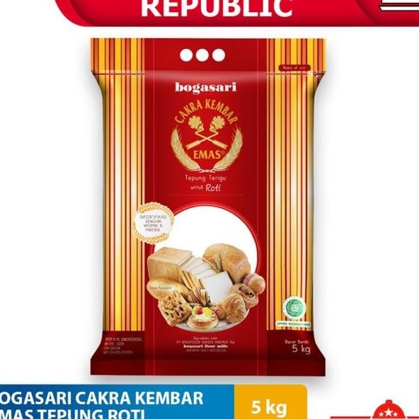 

Tepung Cara Embar Roti 5 G Flour Bogaari Untu Tinggi Protein