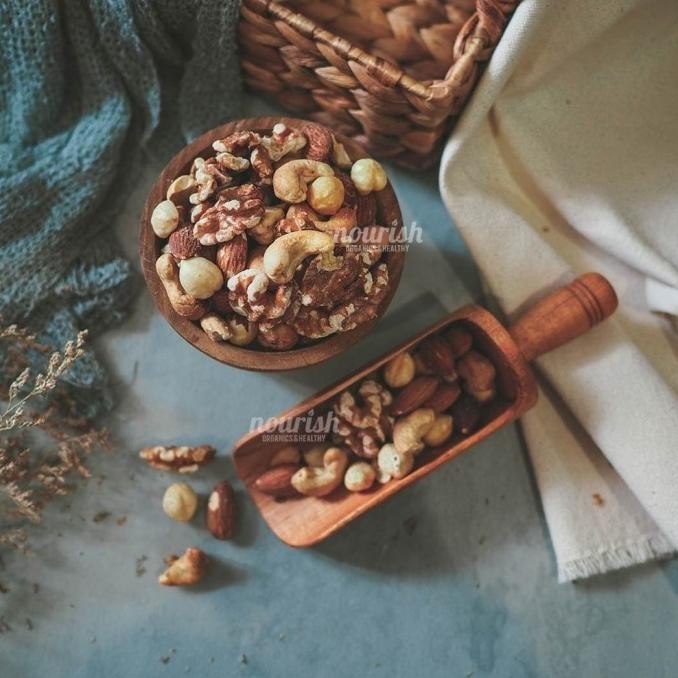 

Roasted Mix Nuts/ Campuran Kacang Panggang Almond,hazelnut,Walnut,Mede Berkualitas