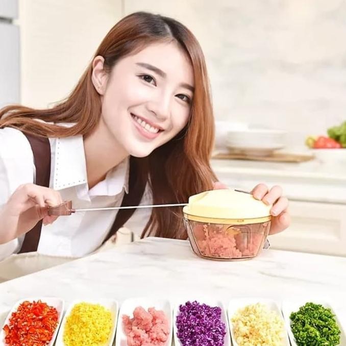 

PENGIRIS BAWANG / PENGADUK IRISAN TARIK OTOMATIS / ONION SLICER ORIGINAL