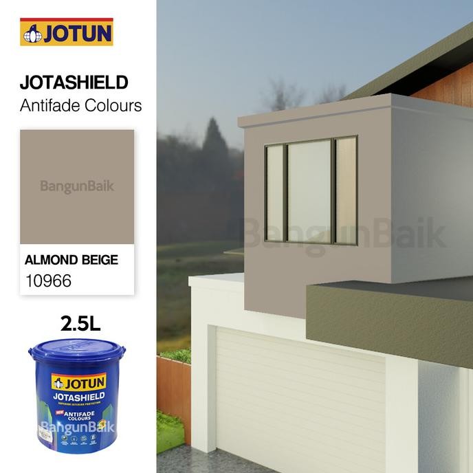 

Jotun Jotashield Antifade Colours 10966 ALMOND BEIGE / Cat Exterior Berkualitas
