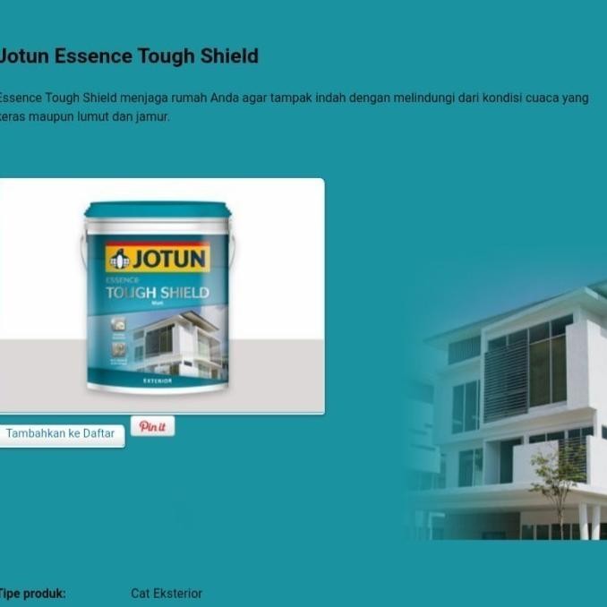 

Cat Tembok Jotun Tough Shield 10966 Almond Beige 18Ltr Berkualitas