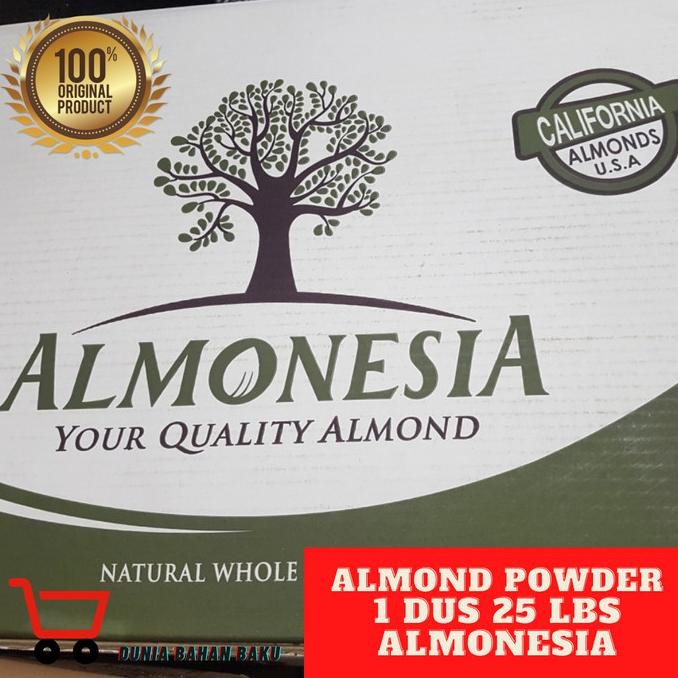 

Almond powder / bubuk Almonesia ASLI 1 karton 11,34 kg Berkualitas