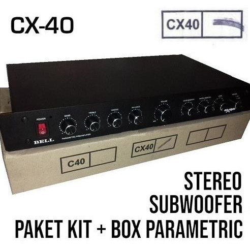 Promo Tone Control Parametrik BELL. Original Produk Pre amp Box CX-40 ( Box + Kit parametrik MACINTO