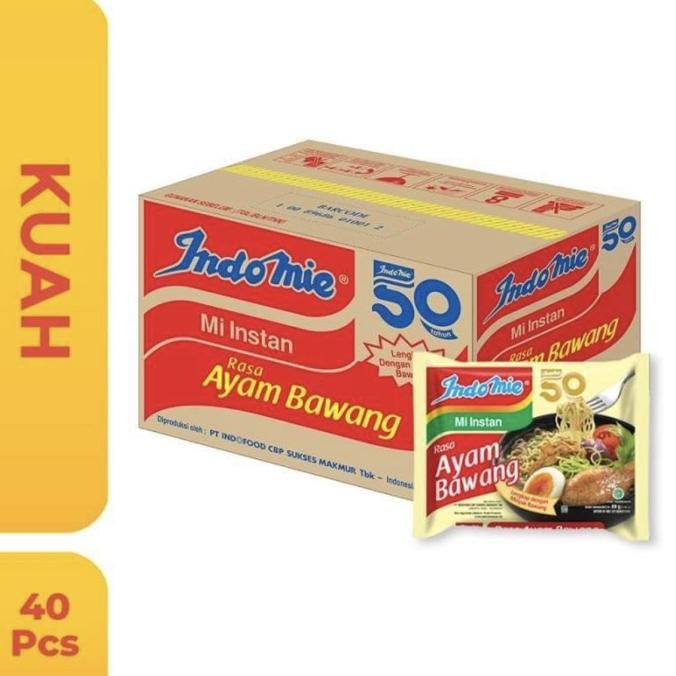 

INDOMIE AYAM BAWANG 1 DUS 40 PCS ORIGINAL