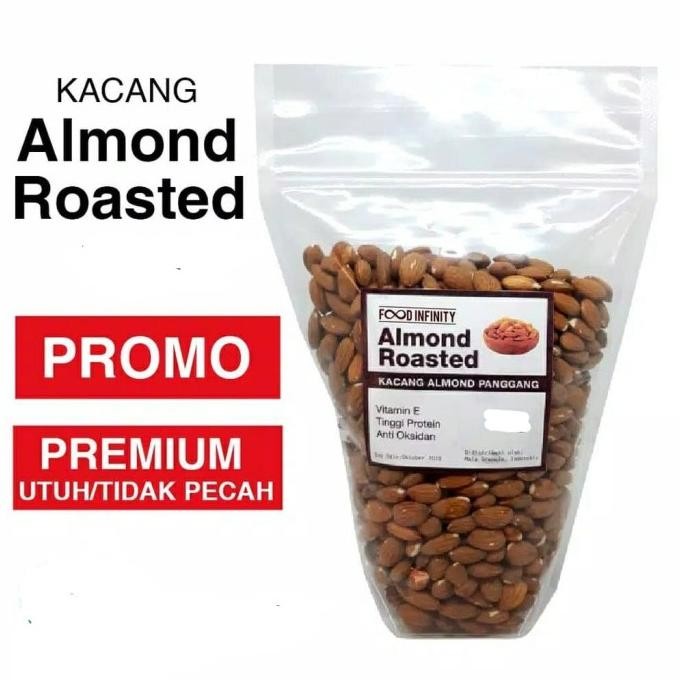 

Roasted Almond 1kg - Kacang Almond Panggang 1000 gram Berkualitas