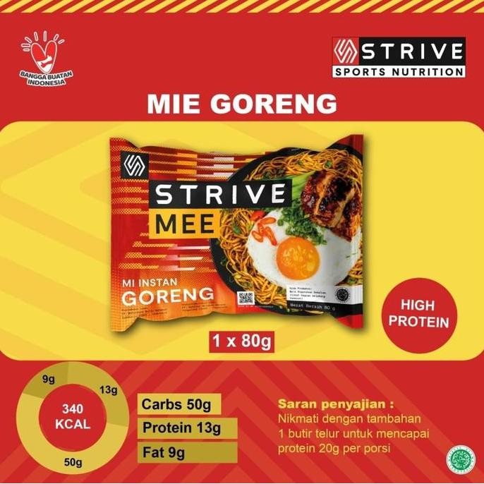 

STRIVE MEE MIE GORENG MIE AYAM BAWANG CARBO LOAD 1KARTON ISI 20PCS ORIGINAL