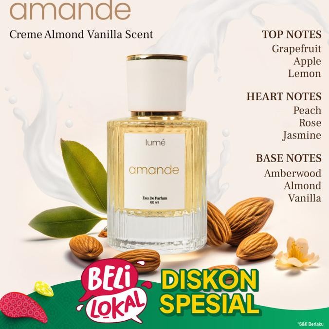 

Parfum Minyak Wangi Wanita Pria Almond Vanilla 60 ml Berkualitas