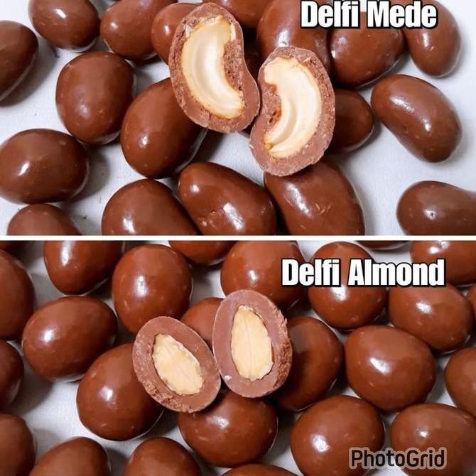 

COKLAT DELFI KACANG MEDE DAN ALMOND KEMASAN 500gr. Chocolate Food Snack Cokelat Permen Cemilan Berkualitas