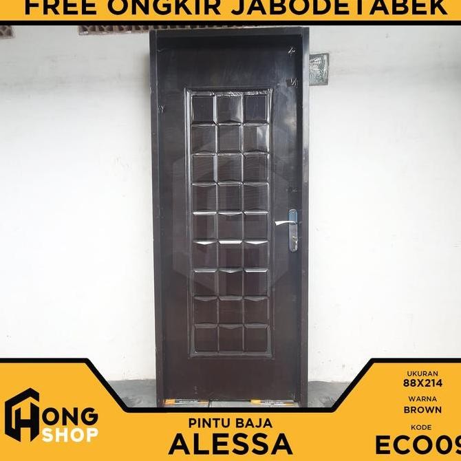 Best Pintu Utama / Pintu Kamar Tidur Baja Alessa Eco Series - Eco09