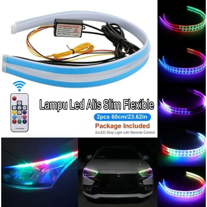 Promo Lampu Led Alis Sen Sein DRL waterproof 2Pcs Mobil Calya