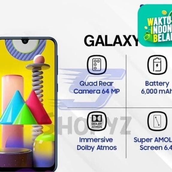 Promo Hp Samsung Galaxy M31 6/128GB - GRS RESMI SEIN SAM -Hitam