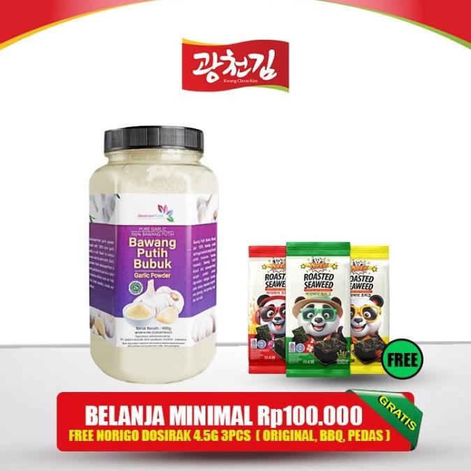 

KC. BAWANG PUTIH BUBUK | GARLIC POWDER | BUBUK BAWANG PUTIH 400G ORIGINAL
