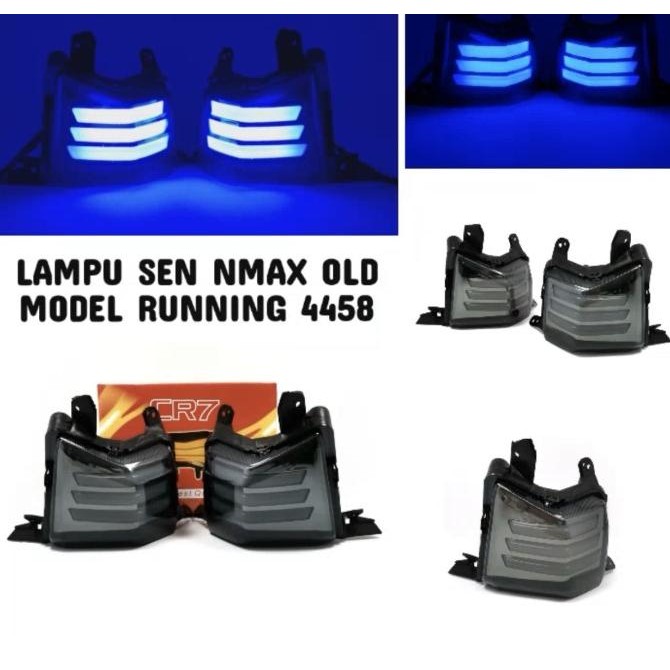 Promo LAMPU SEIN NMAX OLD LED VARIASI SEN NMAX LAMA BIRU MERAH
