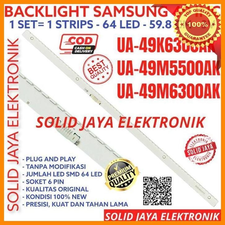 [SJE] BACKLIGHT TV LED SAMSUNG 49 IN 49K6300 49M5500 49M6300 AK LAMPU BL SMD