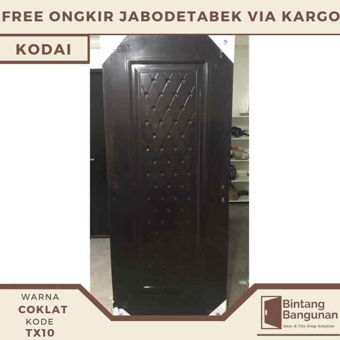 Best Pintu Kamar | Pintu Rumah Baja Kodai Tx10 - 90X206