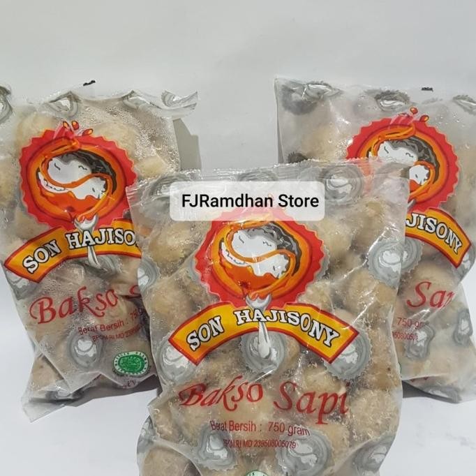 

New Termurah!!! Bakso Son Haji Sony Asli Lampung (Isi 50 Pcs)-Tanpa Bumbu