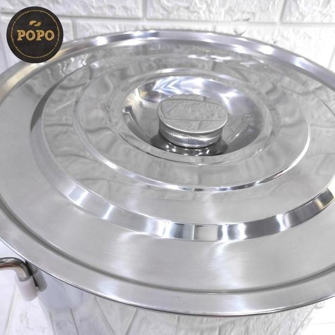 

New Panci Kuah Stockpot Jumbo Sop Tinggi Bakso Soto Tebal Full Stainless