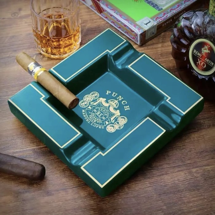 TERBARU Punch ceramic cigar ashtray BISA GOSEND