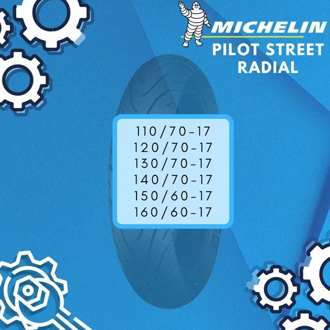 Ban Motor Michelin Pilot Street Radial 120/70-17 Tubeless