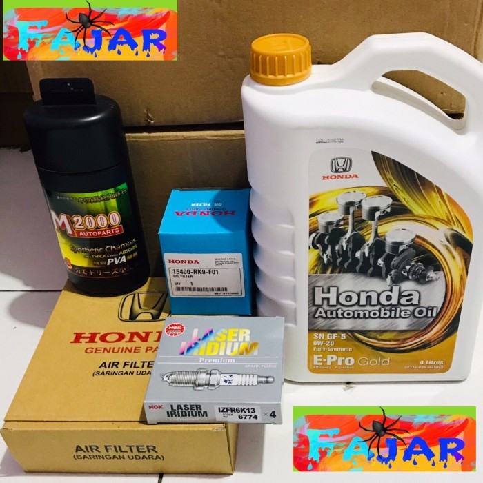 Oli mesin honda epro gold OW-20 4L mobilio brio jazz rs freed (5item)