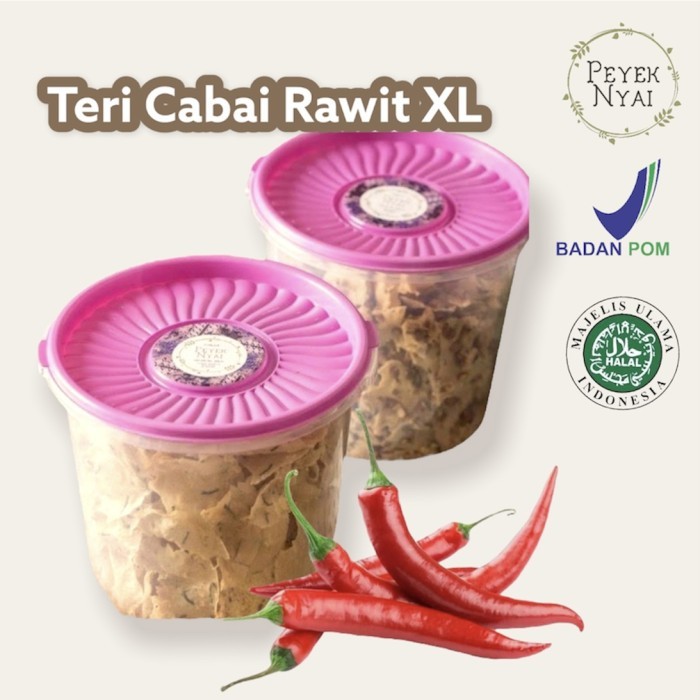 

Rempeyek Peyek Nyai Teri Cabai Rawit (XL)