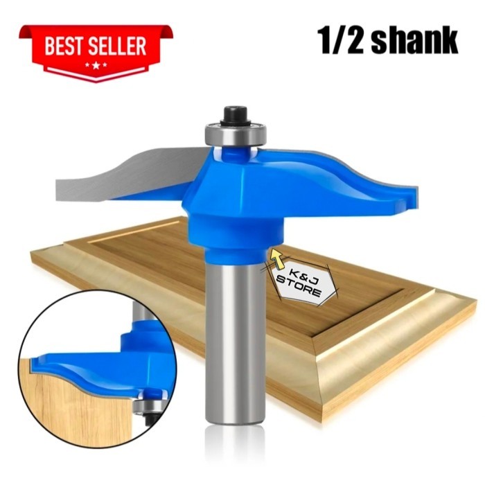 Mata Profil Kayu Panel Daun Pintu Ogee Raised Door Cabinet Router Bit