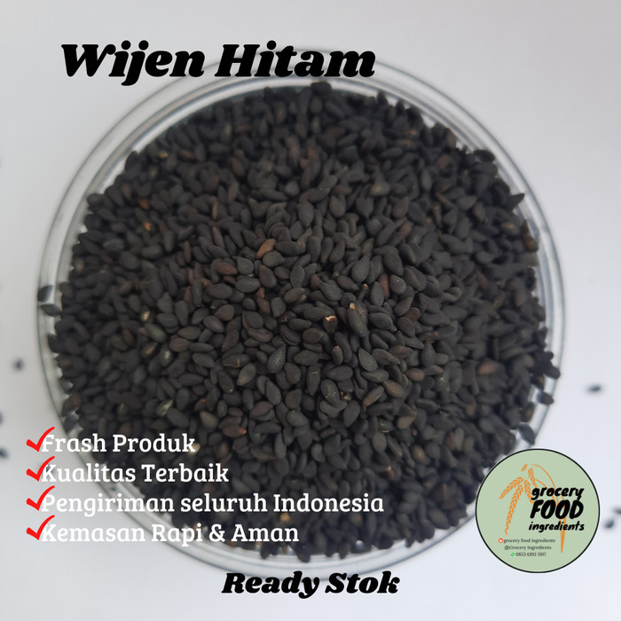 

Organic Black Sesame Seed / Wijen Hitam - 500 gram