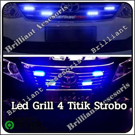 HARGA DISC - LED Strobo - Lampu Blitz - Mobil Patwal