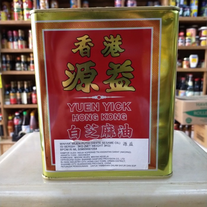 

Yuen Yick Hongkong Minyak Wijen Putih/ Mayu 3Kg