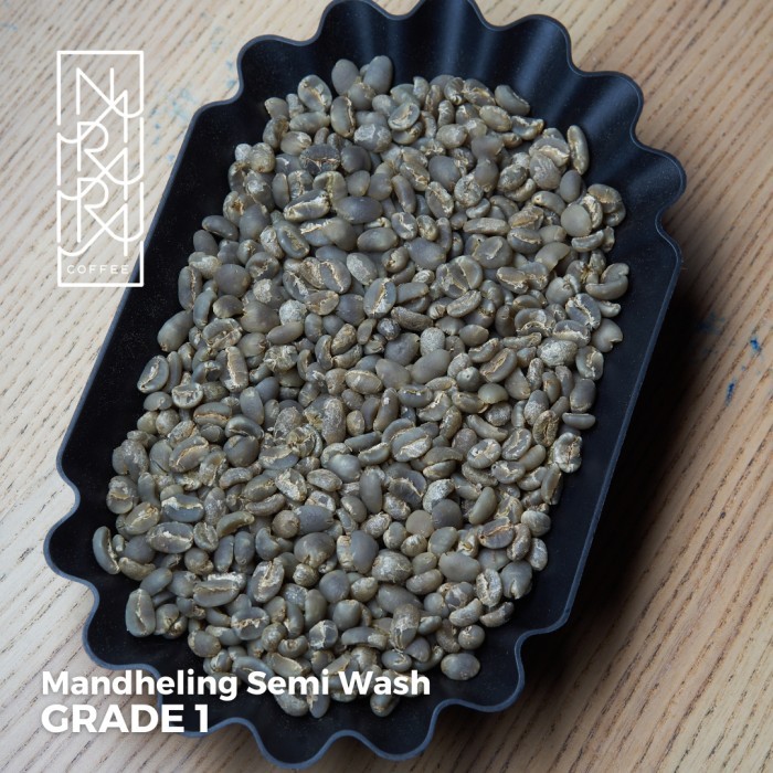 

Green Bean 1Kg Grade 1 Mandheling Semi Wash -Biji Kopi Sumatra Arabika