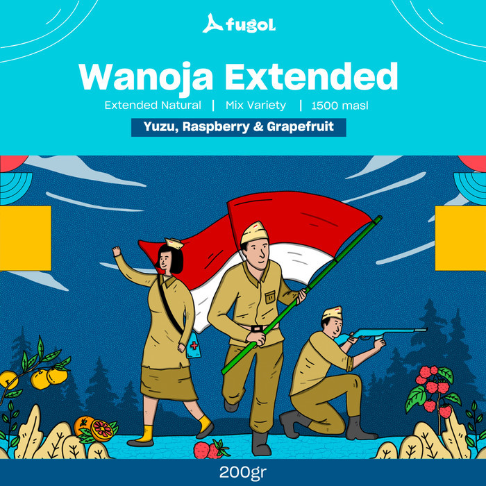 

Biji Kopi Arabika Wanoja Extended Natural (200G) Single Origin Arabica