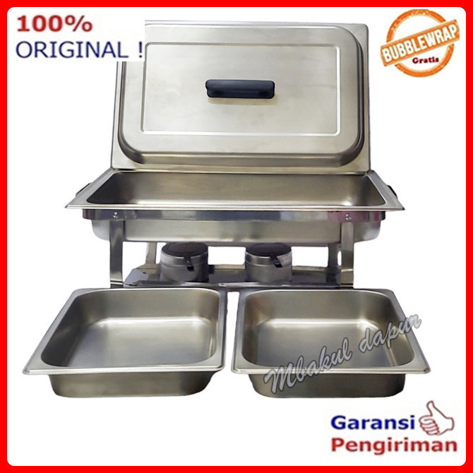 PRASMANAN SET PARTY SET ANDARA PRASMANAN STAINLESS HAJATAN SET 1 BULAT 3 SEGI JUMBO SIZE