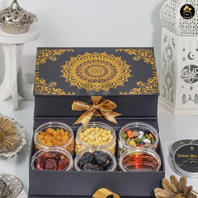 

Hampers Sehat Madu Yaman Kurma Ajwa Cemilan Sehat parsel Ramadhan