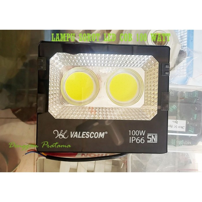 TERBARU - Lampu Sorot Tembak Led COB 100 Watt Valescom