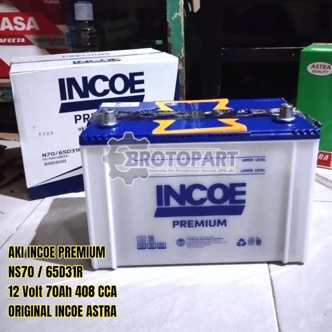 Aki Mobil INCOE N70 65D31R 70Ah accu basah