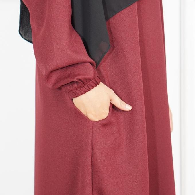 Aliva Dress Gamis Wanita Hijab Azzahra Warna Sage Green Terbaru