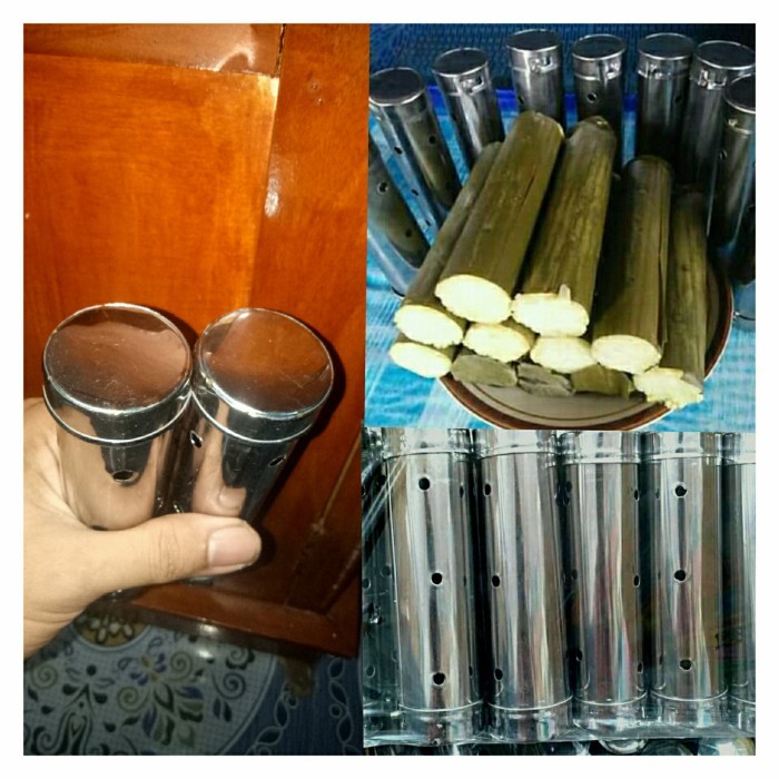 

READY CETAKAN LONTONG STAINLESS 20 CM X 4CM ( 1 LUSIN )