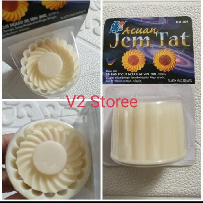

BEST SELLER CETAKAN KUE KERING/BISKUIT ACUAN 104 SINLIAN IMPORT MALAYSIA