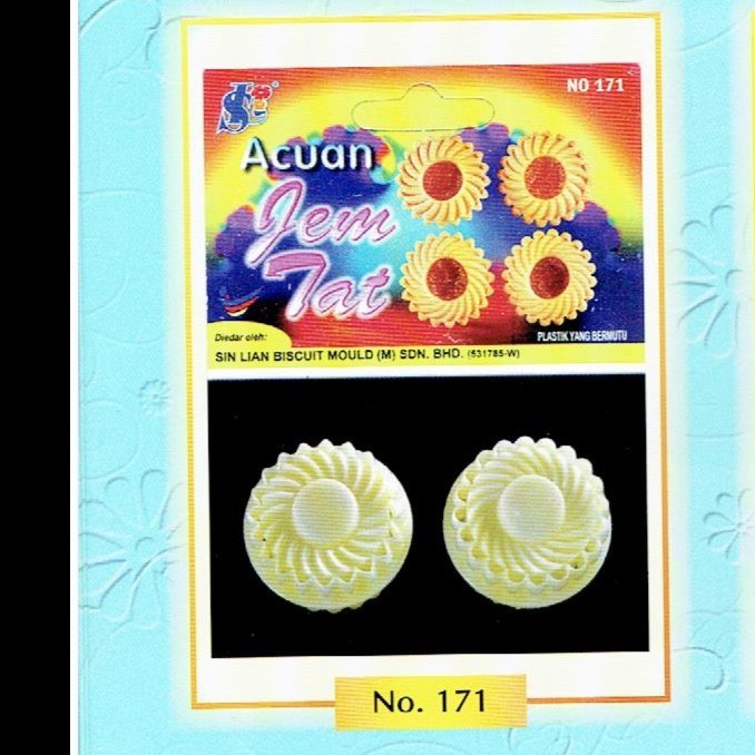 

READY STOCK SIN LIAN NO. 171 CETAKAN COOKIES NUTELLA / CETAKAN JEM TAT