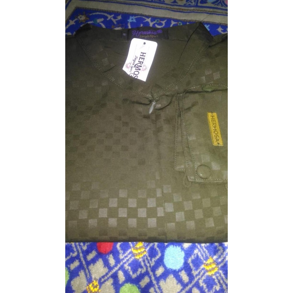 Gamis Army/Gamis Warna Army/Gamis Tartan Army Hermosa/Gamis Armi Best Seller