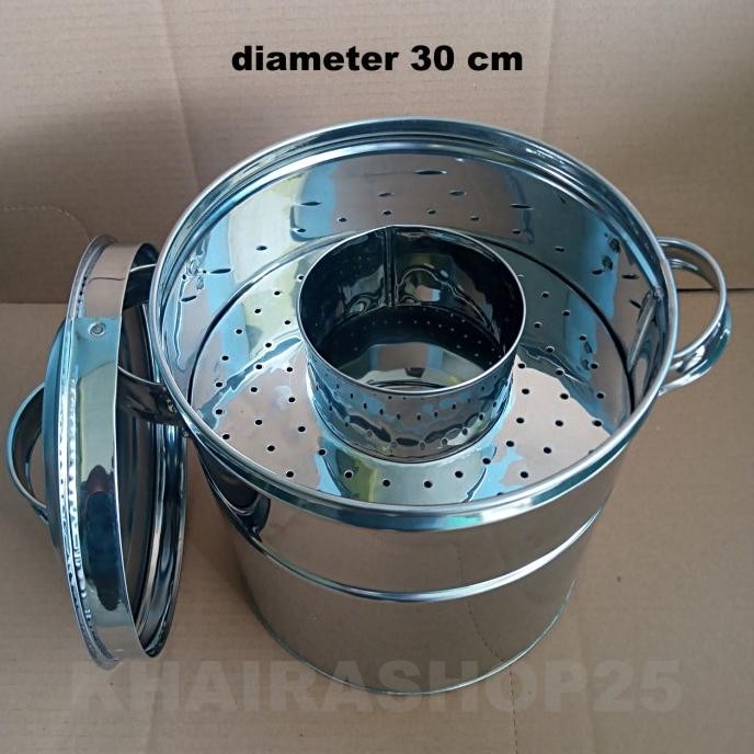 

New Panci Dandang Bakso Mini Ukuran 30 Cm Stainless