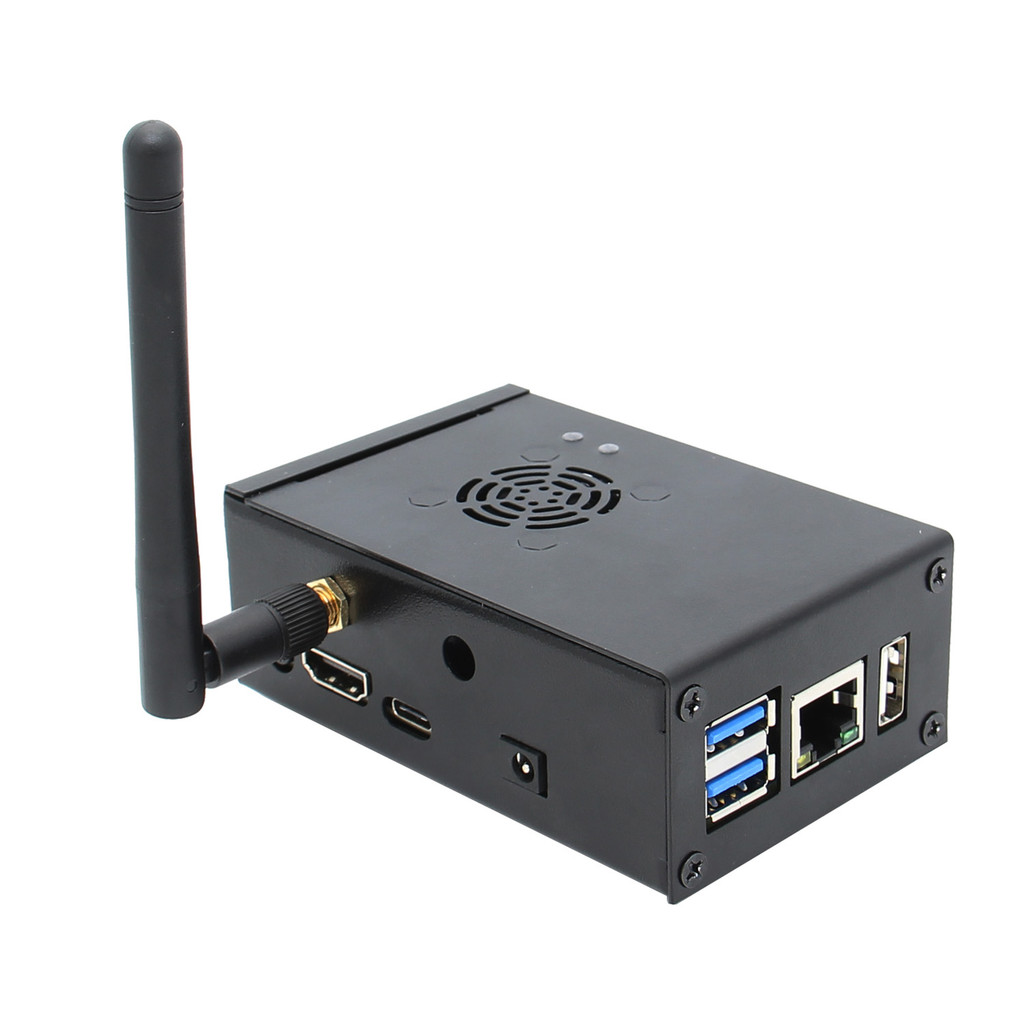 BEST Geekbord N400 Orange Pi 4 Case with Cooling Fan and  Antenna| Orange Pi 4/ Orange Pi 4 LTS Meta