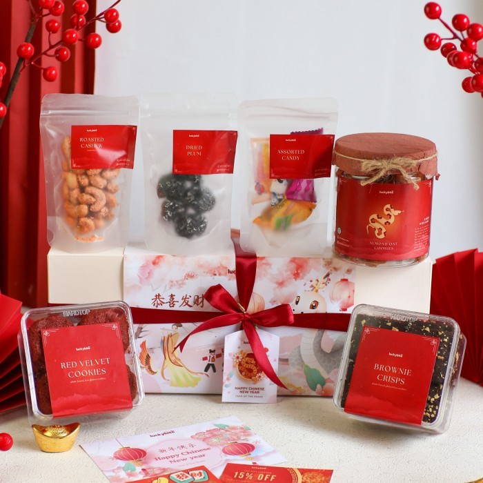 

Hampers Imlek / Cny Hampers - Spring Set - Semi Hardbox