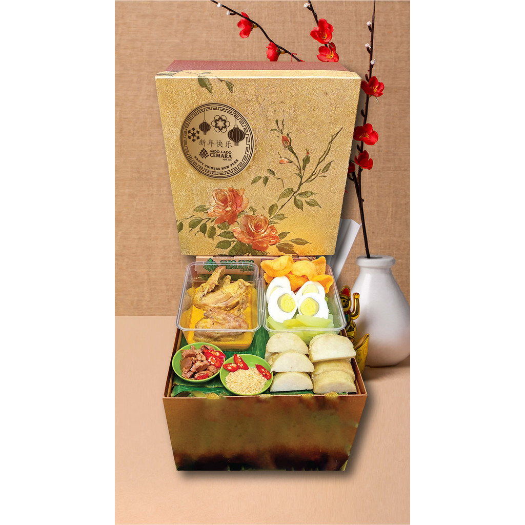 

Paket Parcel Hampers Hantaran Imlek 2 Porsi Lontong Cap Gomeh