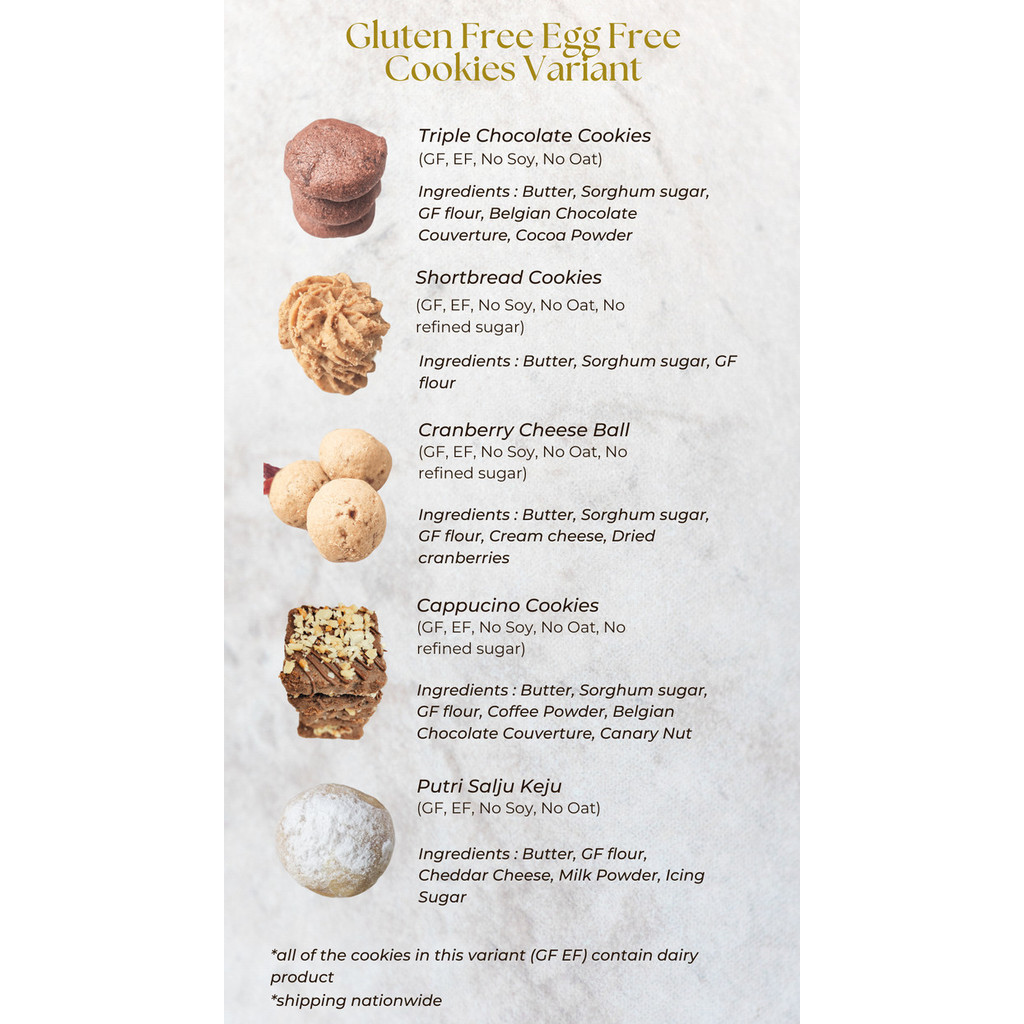 

Vegan Gluten Free Cookies (Large Gift Box/Hampers)
