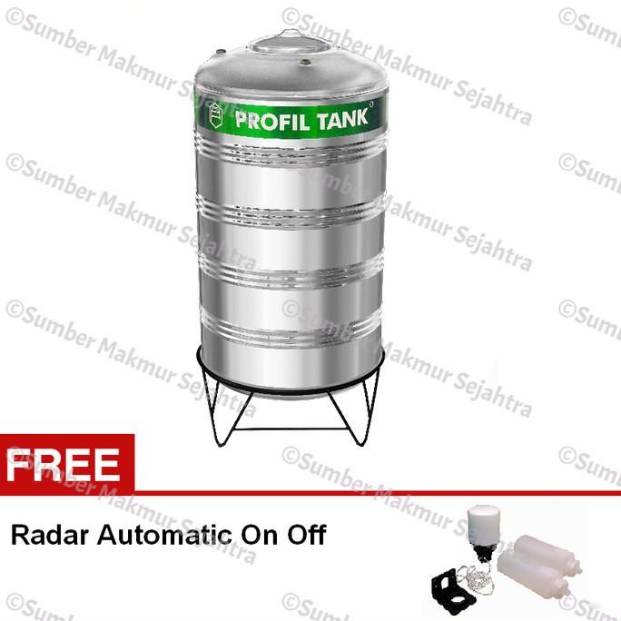 TANGKI AIR STAINLESS PROFIL PS 700 TOREN TANDON 600 LITER ORIGINAL DAN TERPERCAYA